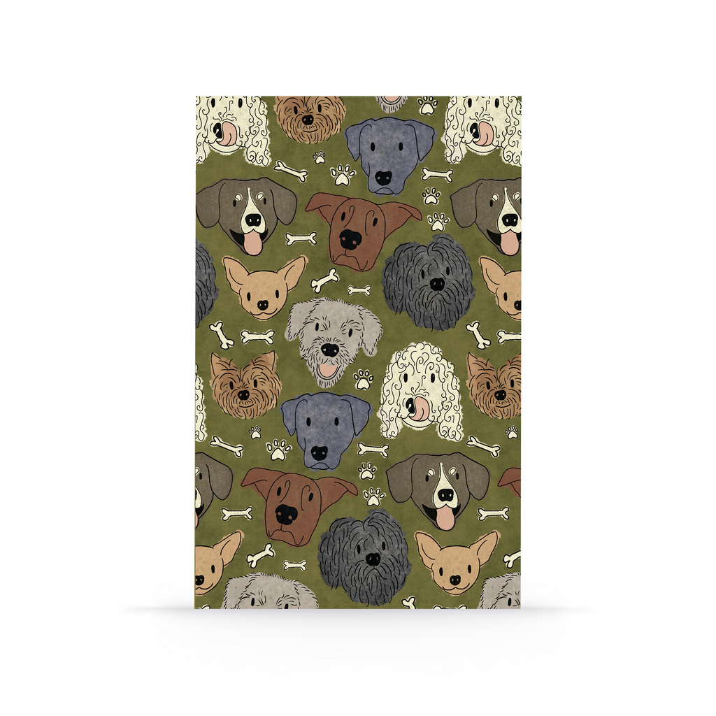 Denik Classic Layflat Journal Notebook: Doggies