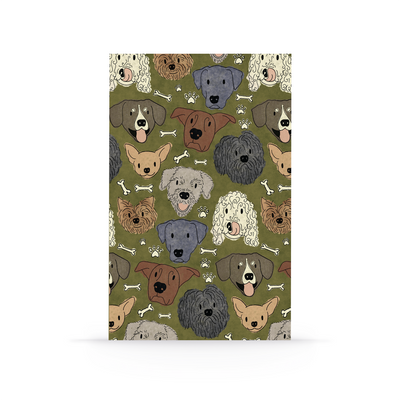 Denik Classic Layflat Journal Notebook: Doggies