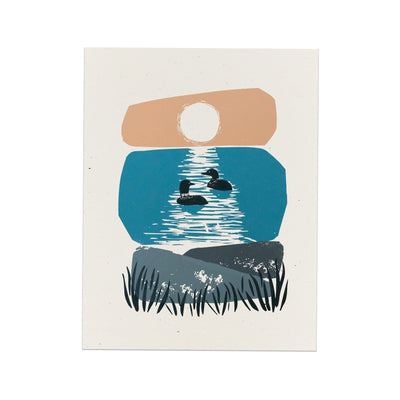 Art Print: A Sunrise Swim
