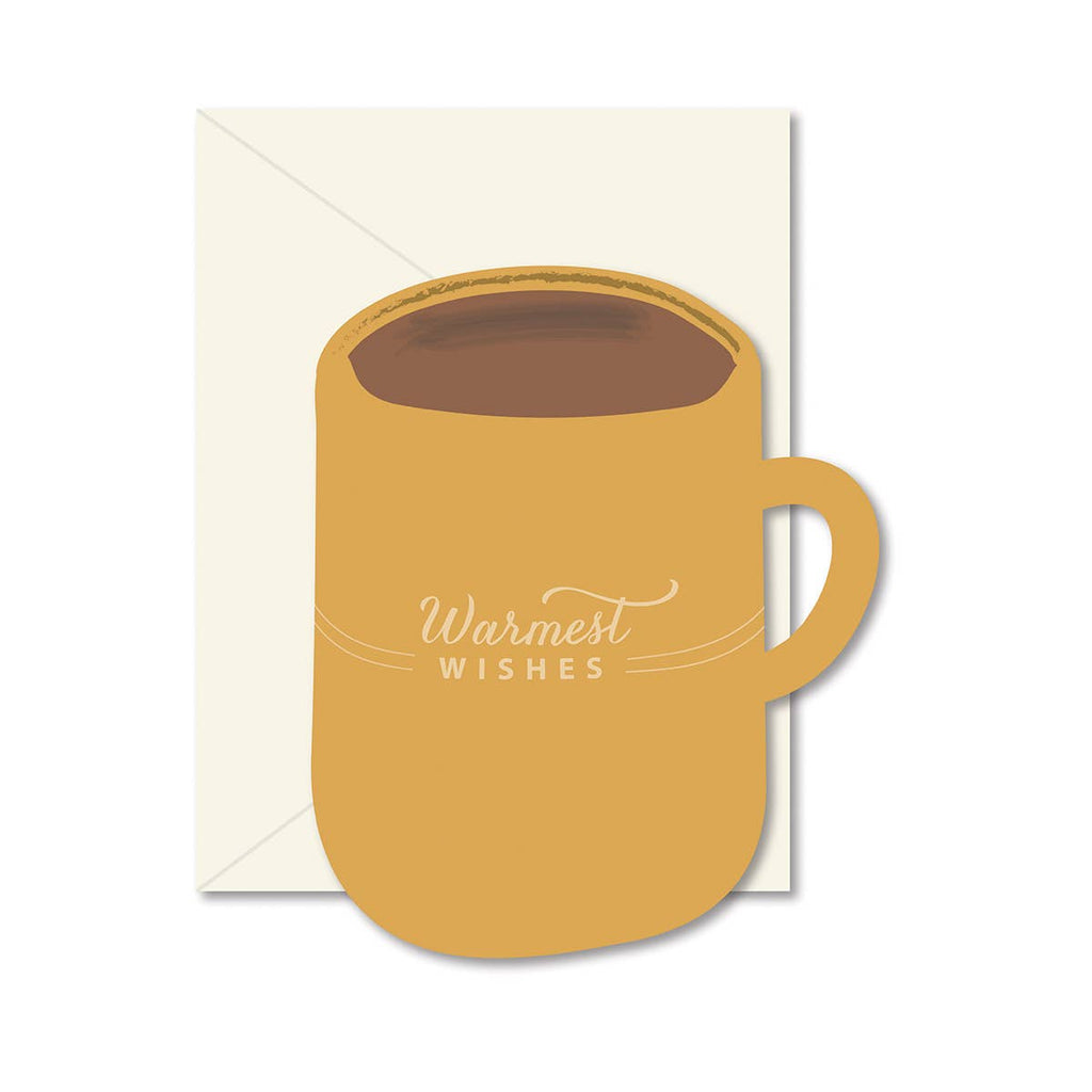 Greeting Card: Warmest Wishes Coffee Mug