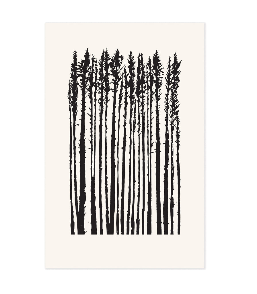 Art Print: Hartley Tall Pines (Cream)