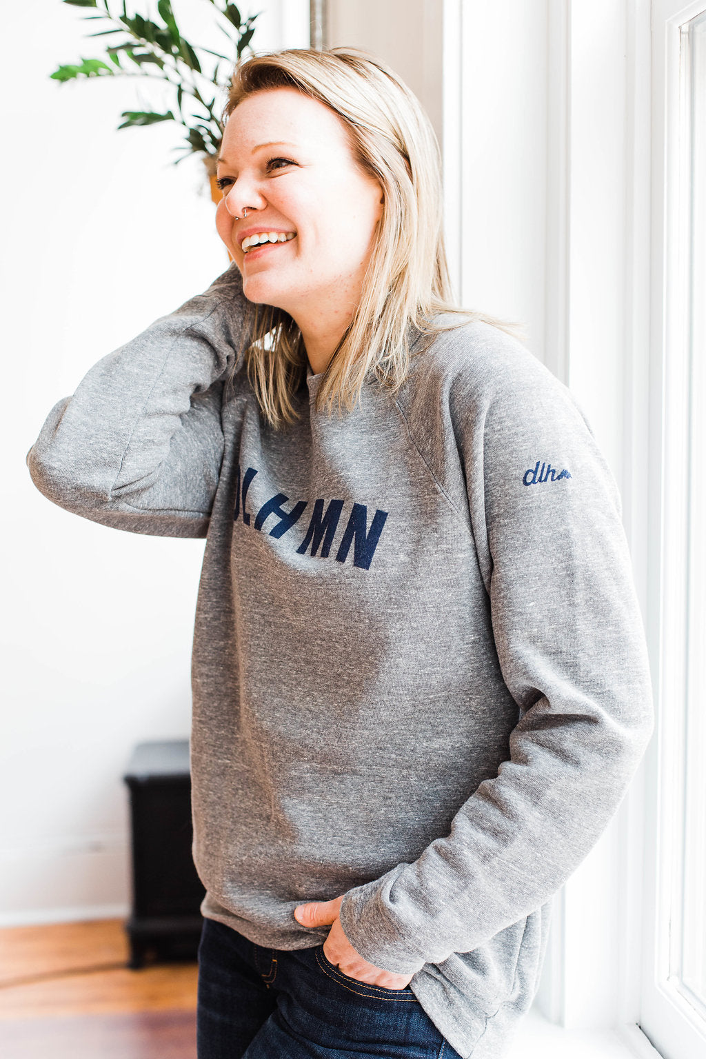 DLH MN Crew Sweatshirt - Heather Grey Pre-Order