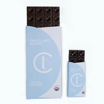 TC Chocolate: French Grey Sea Salt Mini Dark Chocolate