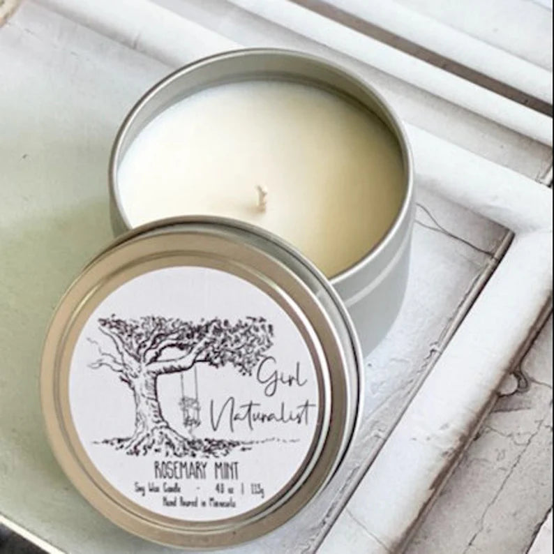 Girl Naturalist Candle: Rosemary Mint