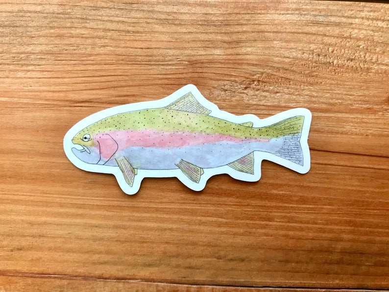 Minnesota Nice Design Sticker - Rainbow Trout